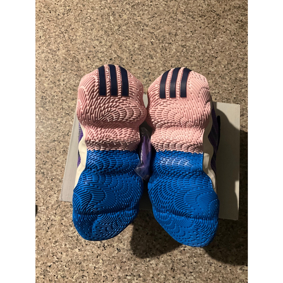 Women’s Exhibit B Active Adidas Basketball Sneakers Size 8.5 - Picture 7 of 12